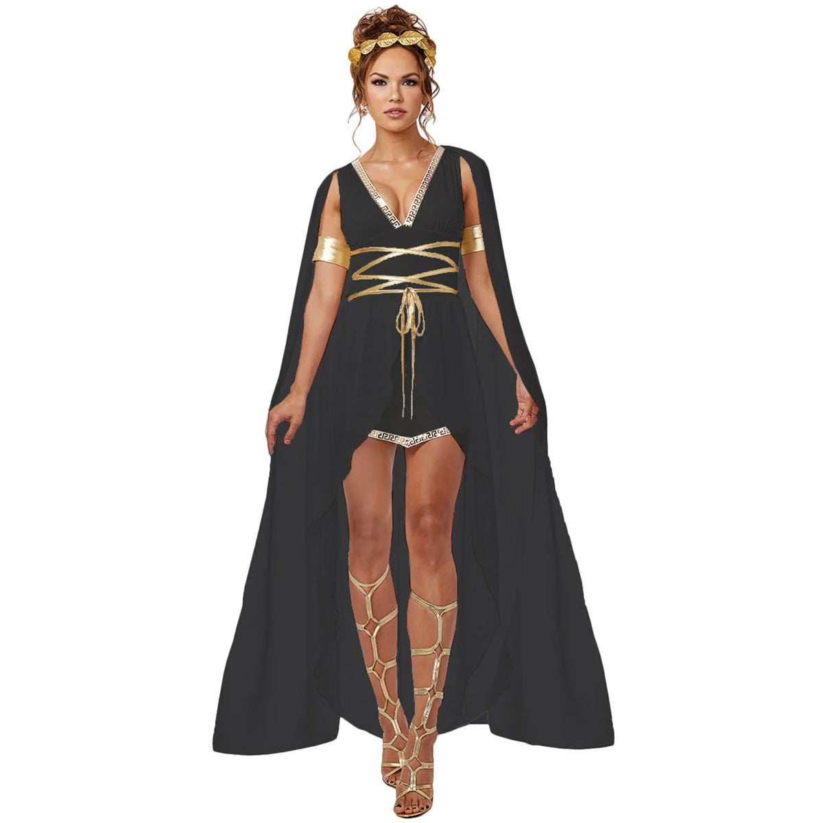 Captivating Women’s Greek Goddess Athena Costume - Perfect for Halloween & Themed Events