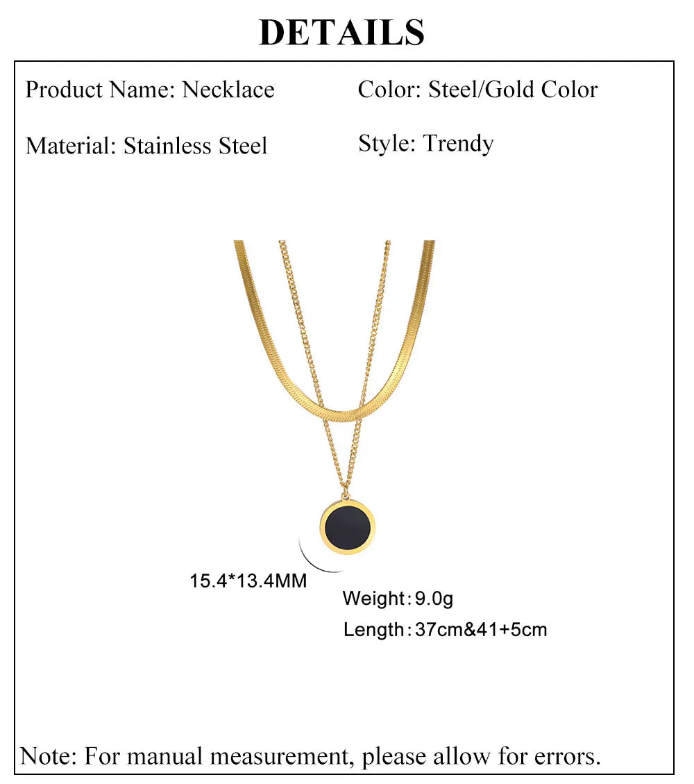 Elevate Your Elegance with the Multilayer Snake Chain Necklace for Women
