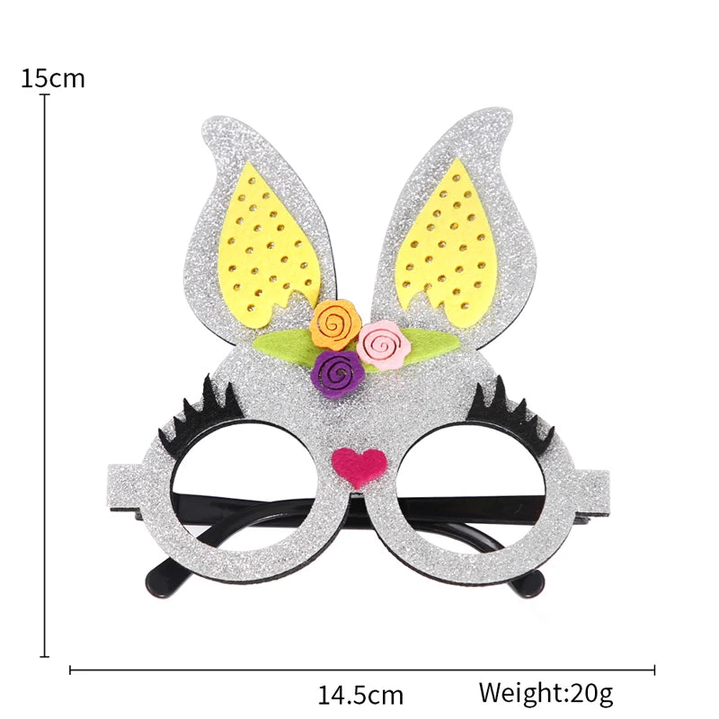 Easter Glasses for Kids – Whimsical Bunny & Eggshell Props for Fun Celebrations