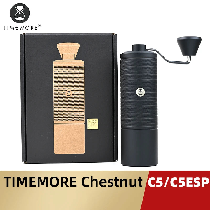 Experience Coffee Perfection with the TIMEMORE Chestnut C5 Manual Coffee Grinder