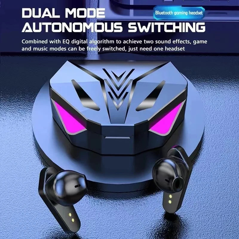 Wireless Bluetooth Gaming Earbuds – Immerse Yourself in Sound with LED Display & Noise Cancelling