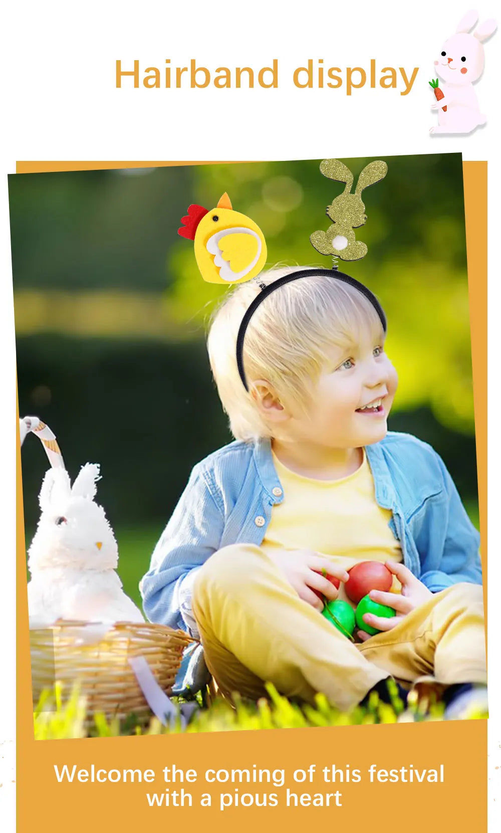 Easter Glasses for Kids – Whimsical Bunny & Eggshell Props for Fun Celebrations