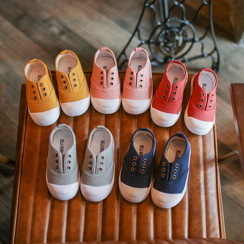 Spring & Summer Kids Canvas Sneakers - OLM Store