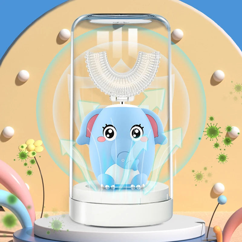 360 Degrees U-Shape Children Electric Toothbrush - OLM Store