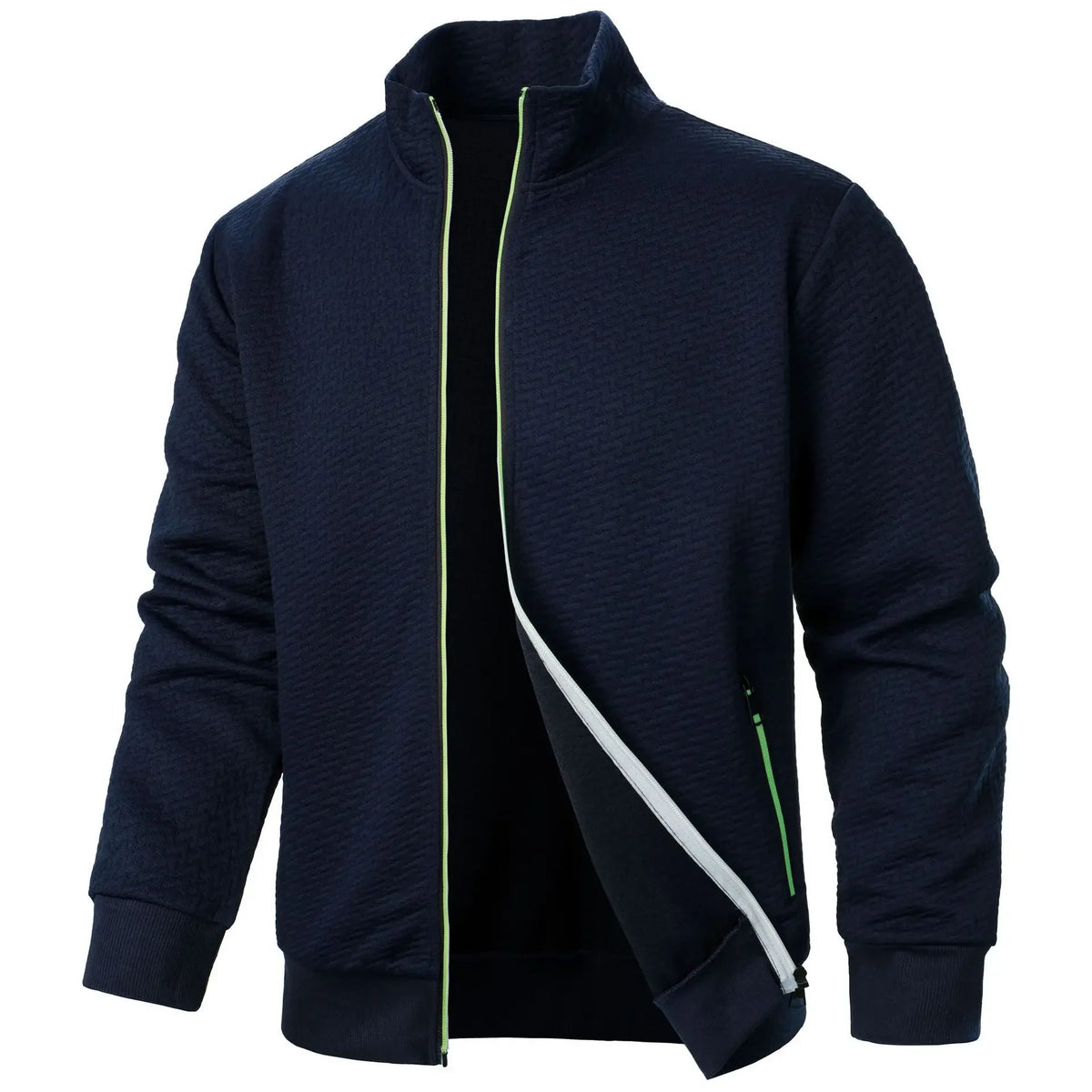 Elevate Your Style with Our Premium Men's Zipper Cardigan Jacket