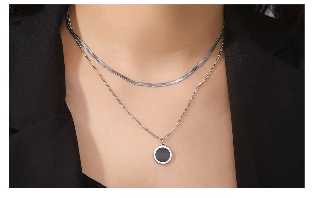 Elevate Your Elegance with the Multilayer Snake Chain Necklace for Women