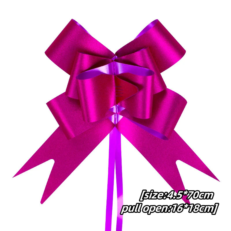 Transform Your Gifts with Large Pull Bow Ribbons – 5-50 Pieces for Beautiful Presentation