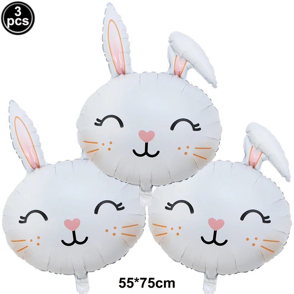 Easter Bunny Tableware Set – Adorable Disposable Plates, Cups & Napkins for Celebration Fun!