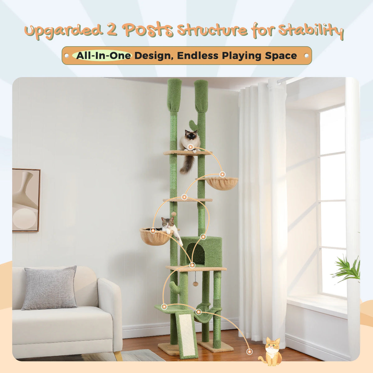 Cactus Cat Tree