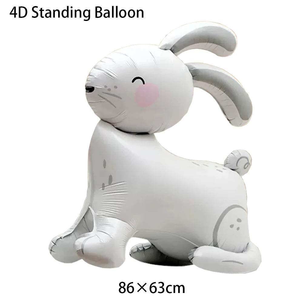 Easter Bunny Tableware Set – Adorable Disposable Plates, Cups & Napkins for Celebration Fun!