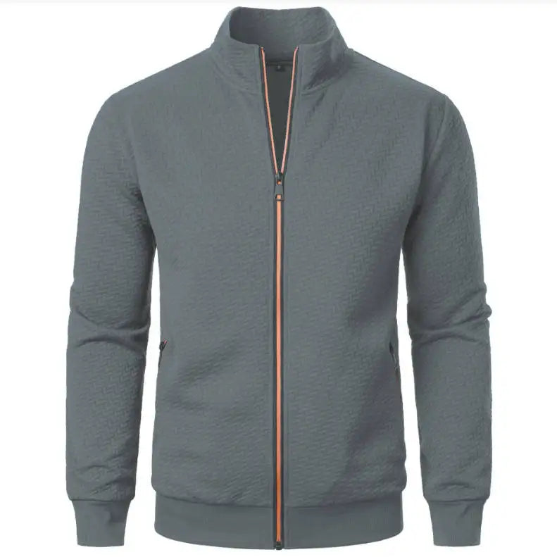 Elevate Your Style with Our Premium Men's Zipper Cardigan Jacket