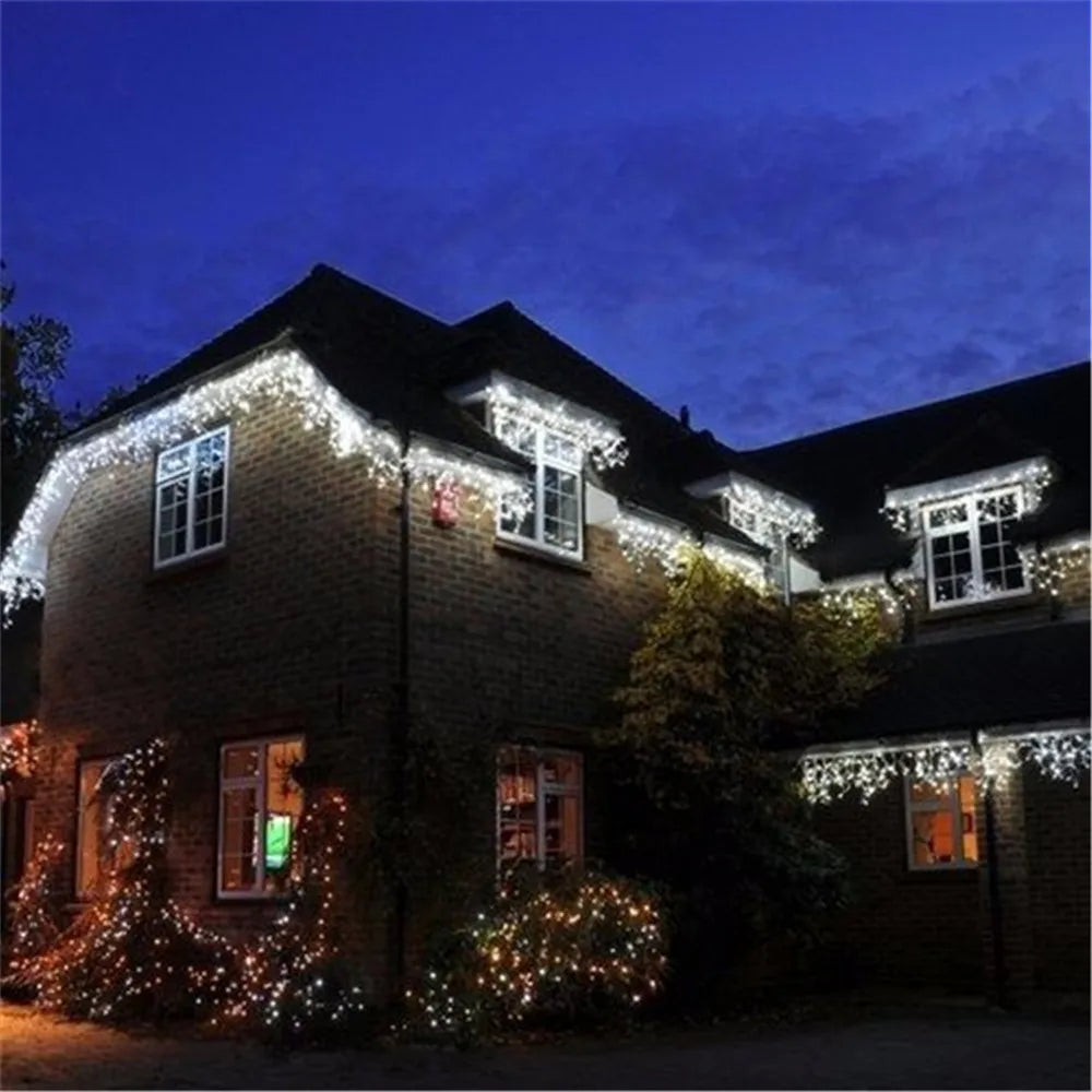 Transform Your Space with Our LED Waterfall Curtain String Lights