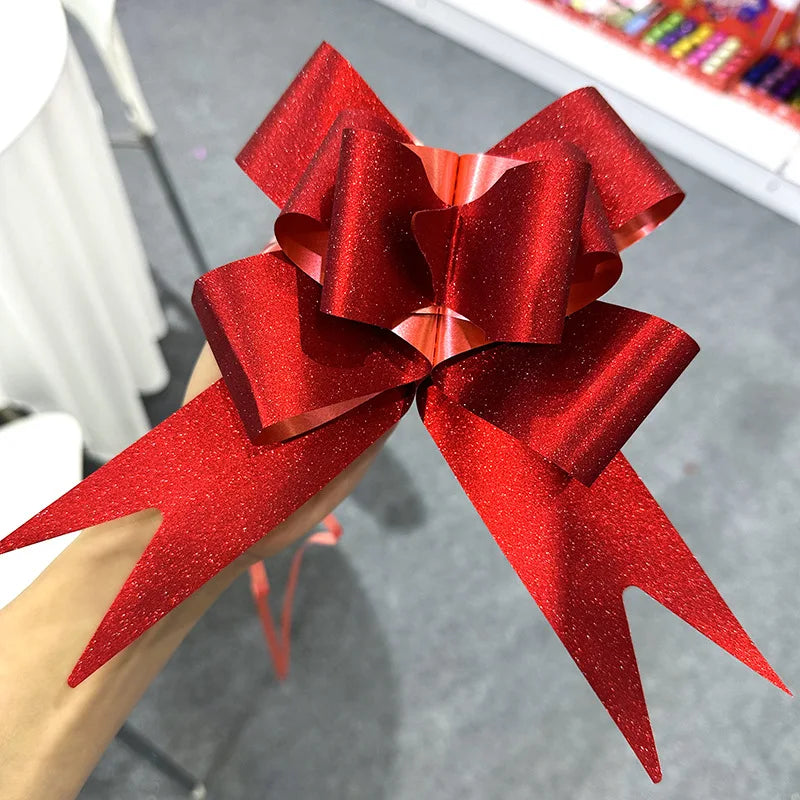 Transform Your Gifts with Large Pull Bow Ribbons – 5-50 Pieces for Beautiful Presentation
