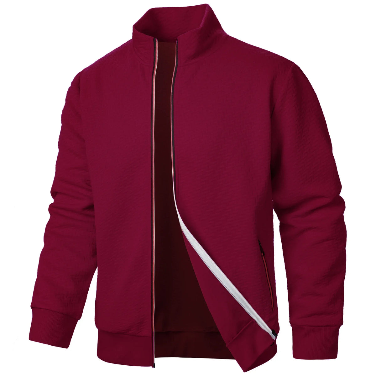 Elevate Your Style with Our Premium Men's Zipper Cardigan Jacket