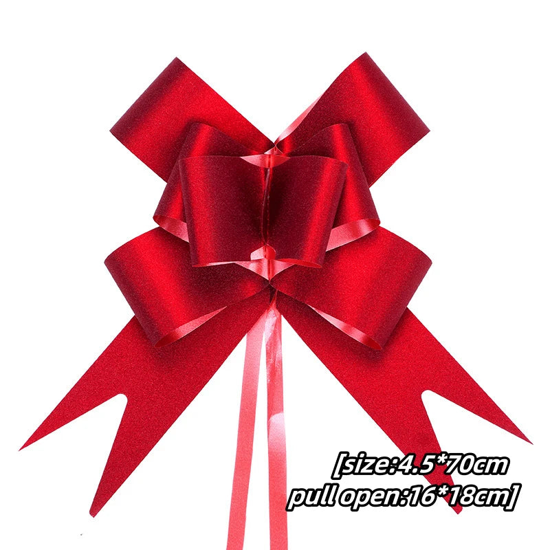 Transform Your Gifts with Large Pull Bow Ribbons – 5-50 Pieces for Beautiful Presentation
