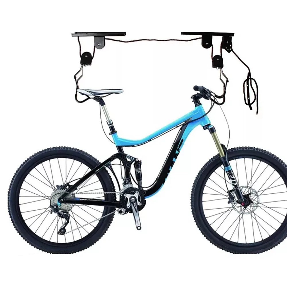 Bicycle Ceiling Lift - Elevate Your Bike Storage for a Clutter-Free Garage