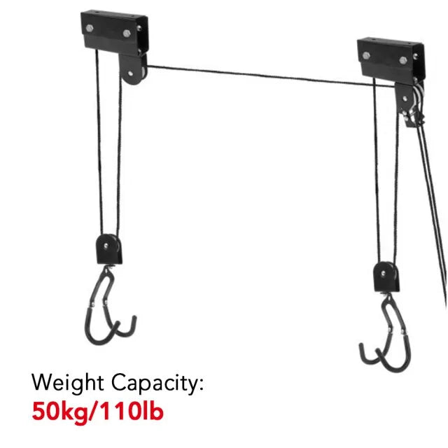 Bicycle Ceiling Lift - Elevate Your Bike Storage for a Clutter-Free Garage