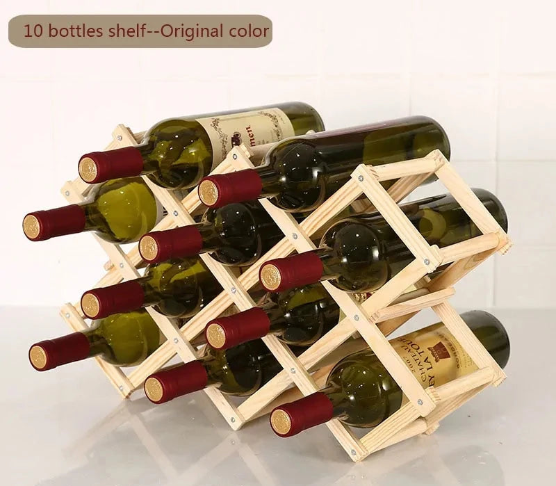 Elegant Wooden Wine Rack: Elevate Your Home Decor and Organize Your Collection