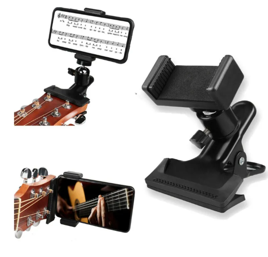Elevate Your Performance with the Phone Guitar Clip Stand