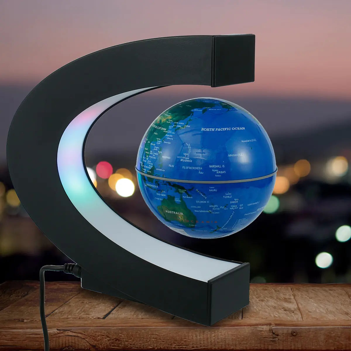 Enchant Your Home with the Levitating Magnetic Globe Lamp