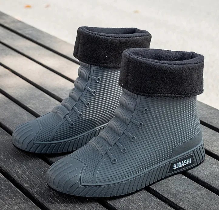 Aqua Fleece Short Boots β Cozy Waterproof Comfort for Your Feet