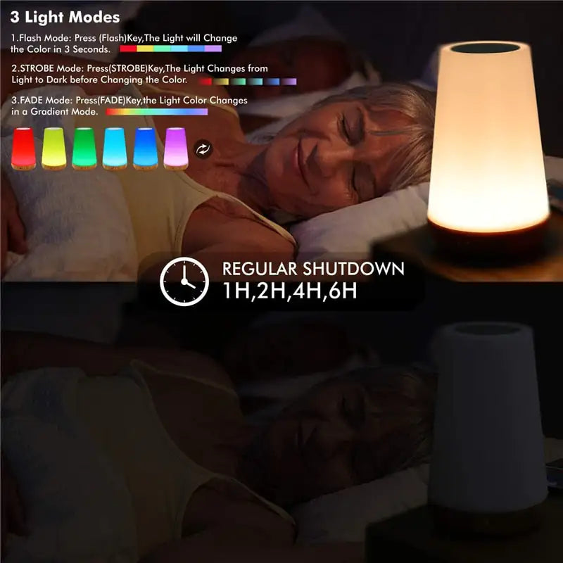 Transform Your Space with the 13 Color Changing Night Light Lamp - Portable Ambiance Assistant
