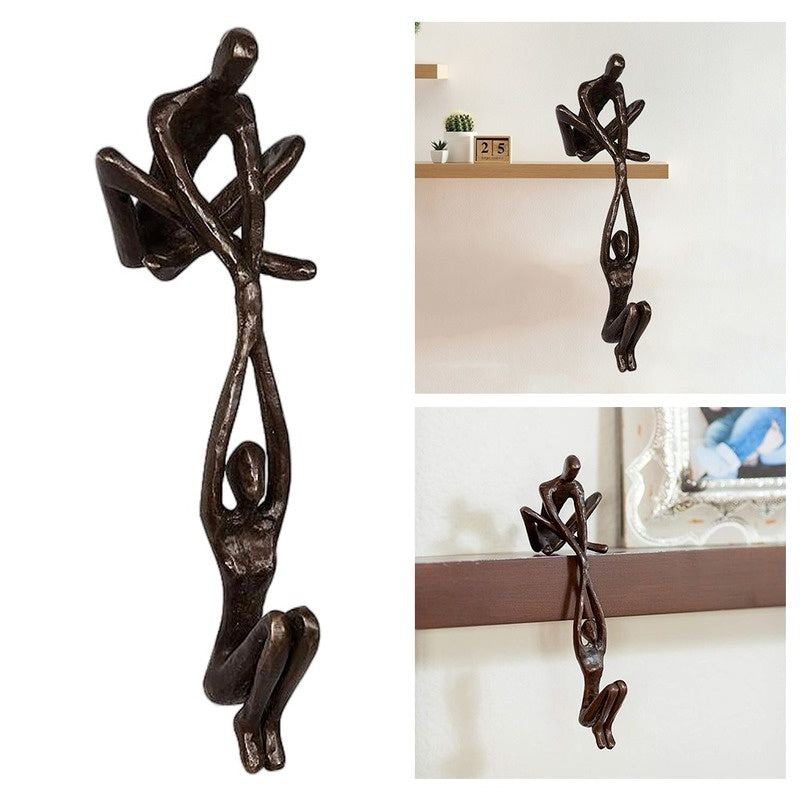 Resin Crafted Love Embrace Figurine