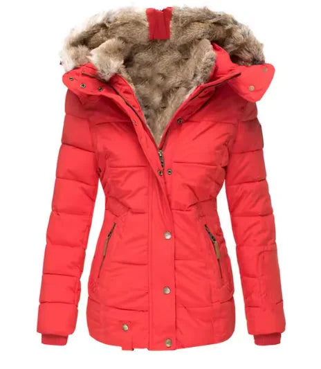 Fur Collar Slim-Fit Coat: Elevate Your Winter Wardrobe