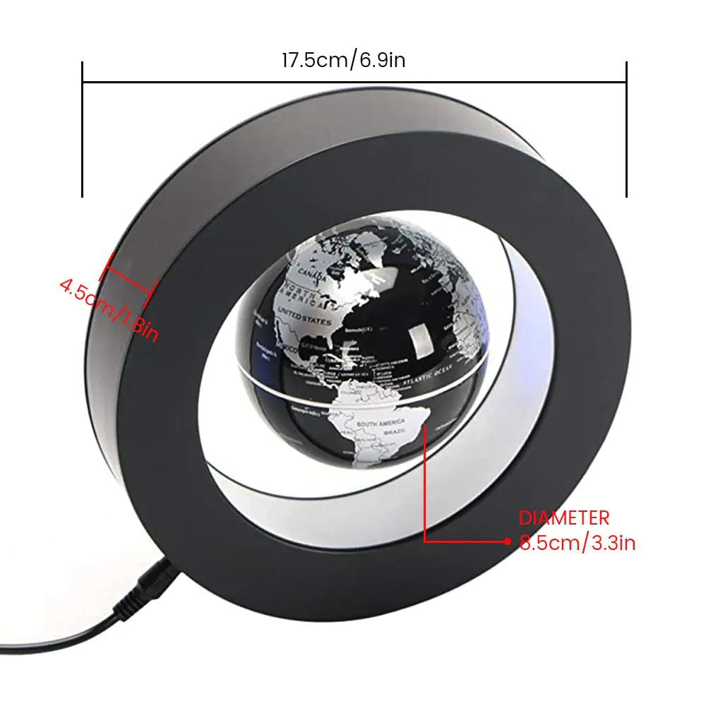 Enchant Your Home with the Levitating Magnetic Globe Lamp