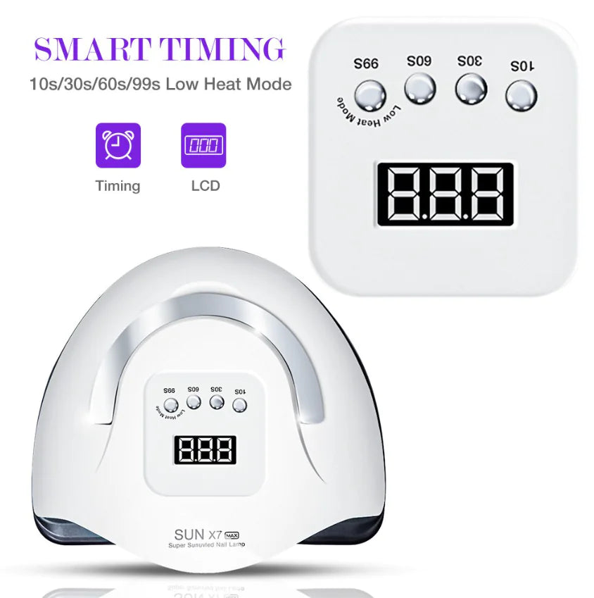 Achieve Salon-Quality Nails with the 220W Nail Dryer LED Lamp