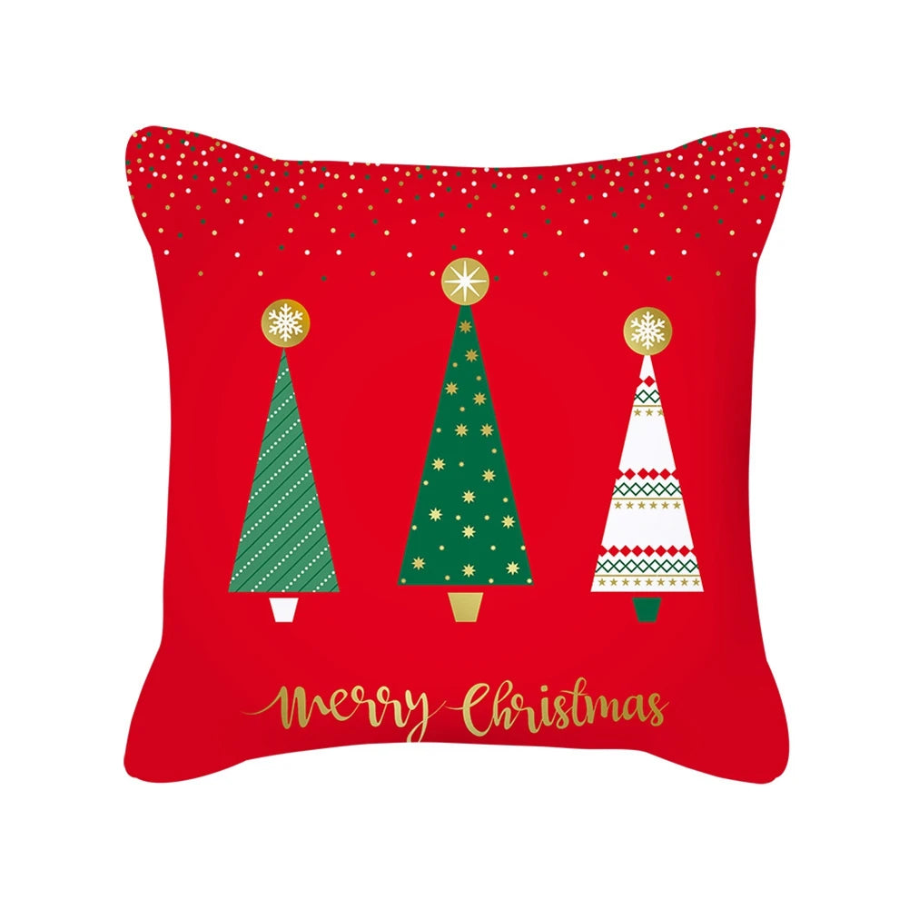 Festive Linen Cushion Covers for a Cozy Holiday Vibe