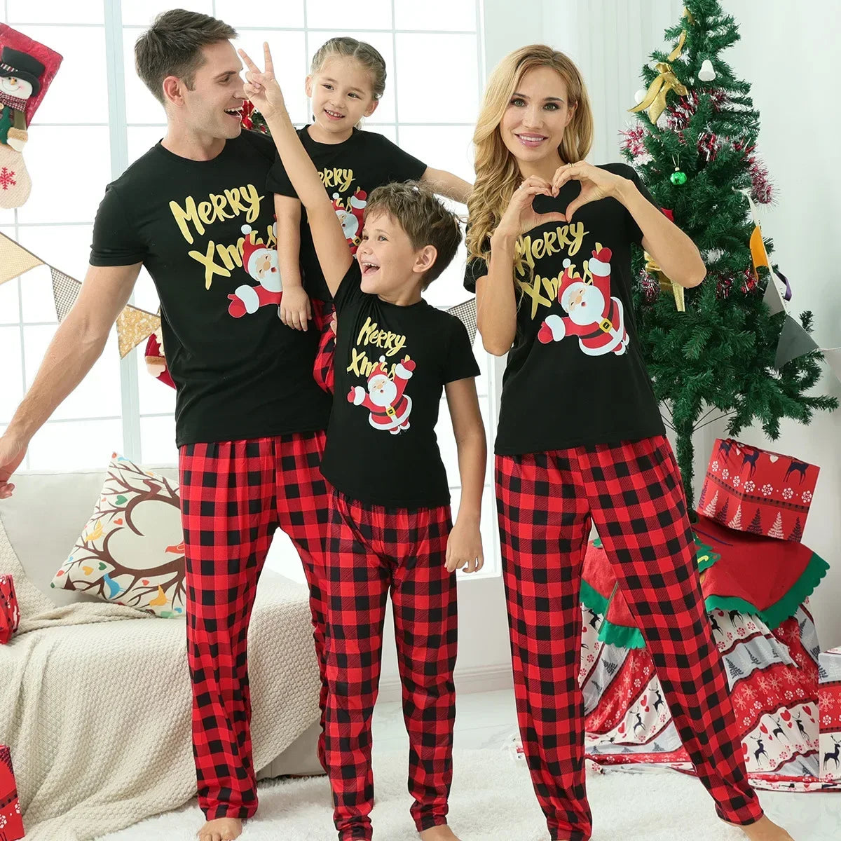Cozy Merry Family Christmas Pajamas Set – Create Unforgettable Holiday Memories