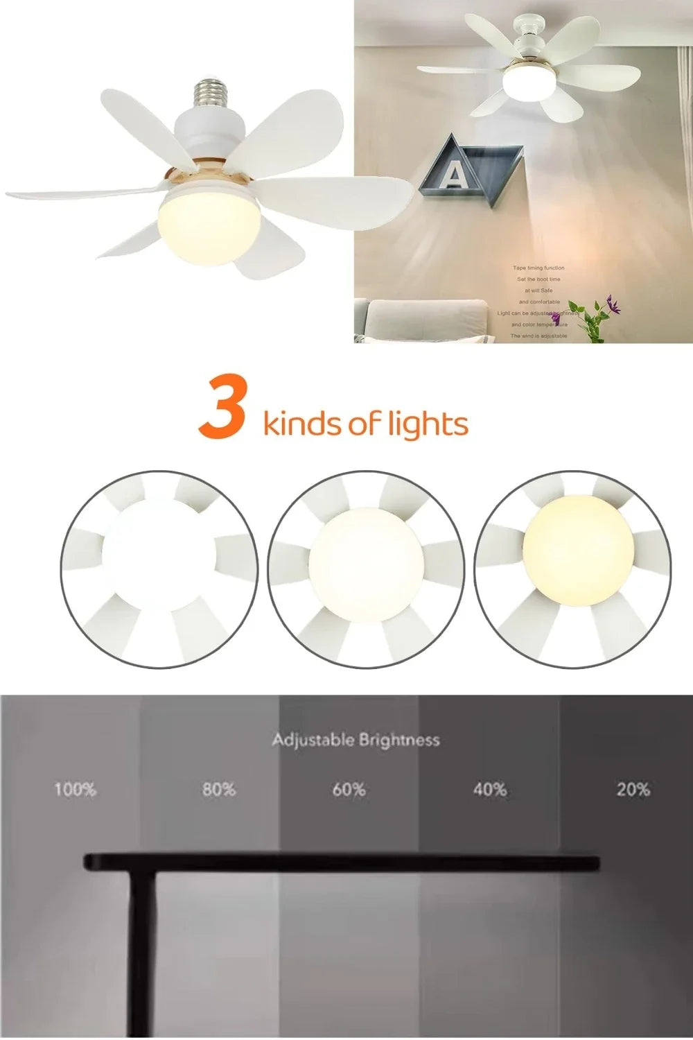 Smart Breeze Light Fan - OLM Store