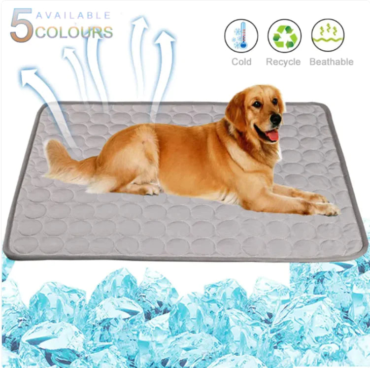 Stay Cool Anywhere with the Portable Cooling Pet Pad