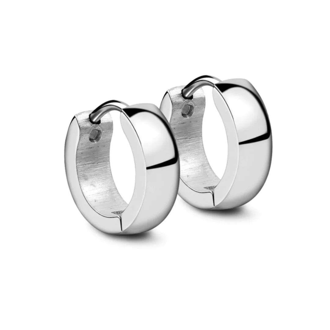 Stylish Titanium Steel Tara Huggies for Effortless Elegance