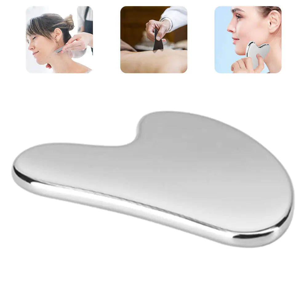 Transform Your Skin with Our Stainless Steel Gua Sha Tool