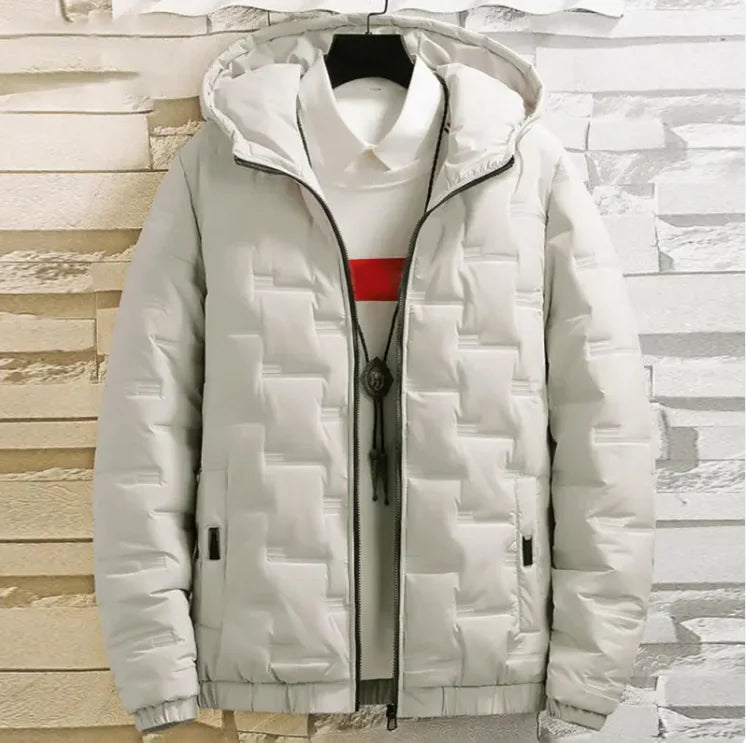 Summit Shield Men's Down Jacket: Your Ultimate Layer for Style and Warmth