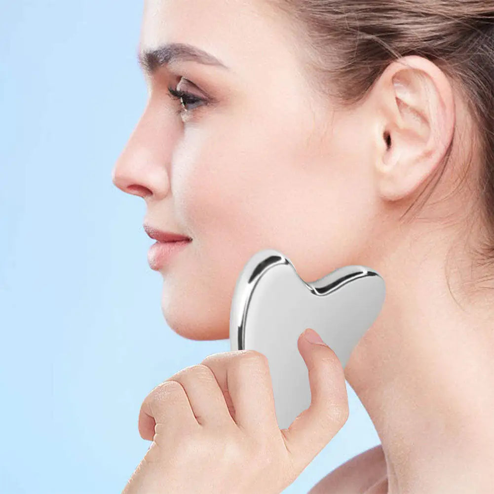 Transform Your Skin with Our Stainless Steel Gua Sha Tool