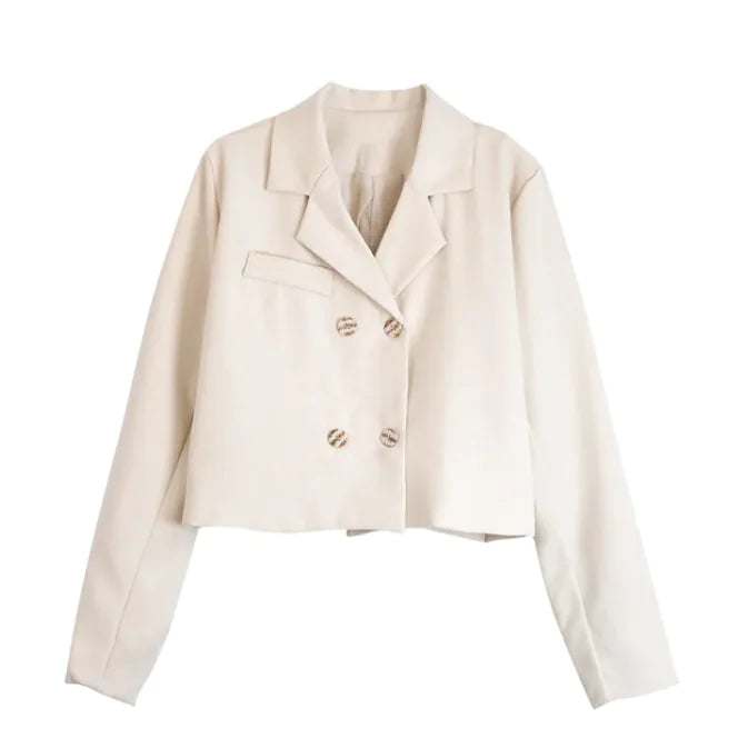 Elevate Your Style with Our Casual Loose-Fit Short Blazer