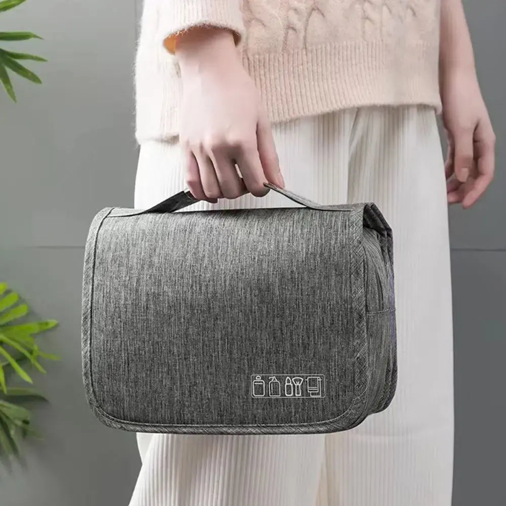 Foldable Toiletry Bag Organizer - Effortless Travel & Home Organization