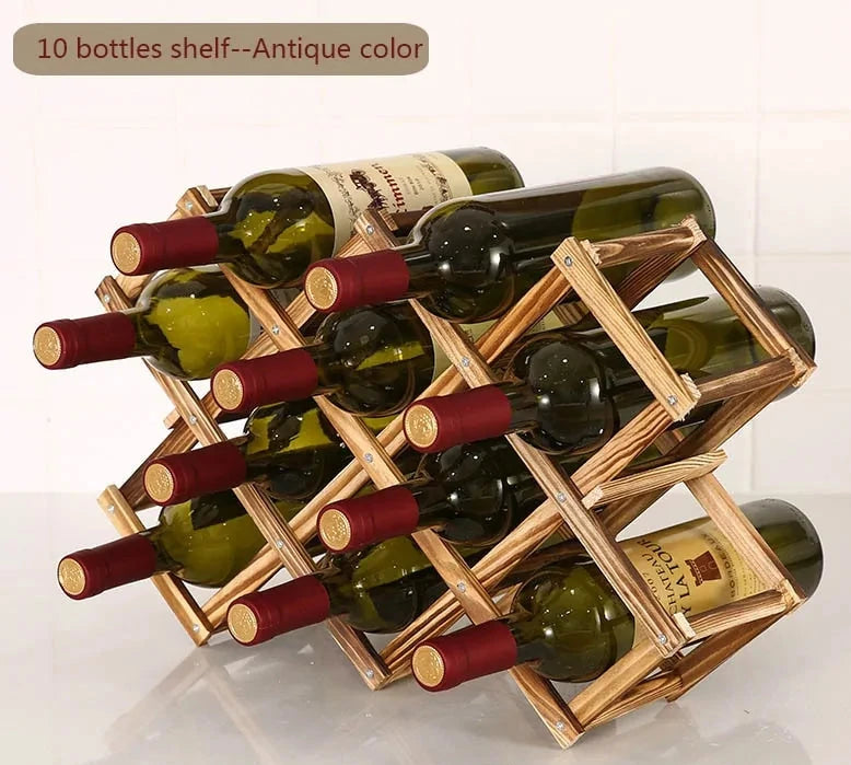 Elegant Wooden Wine Rack: Elevate Your Home Decor and Organize Your Collection