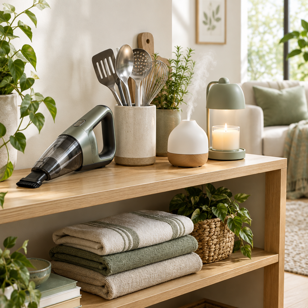 Household essentials styled home