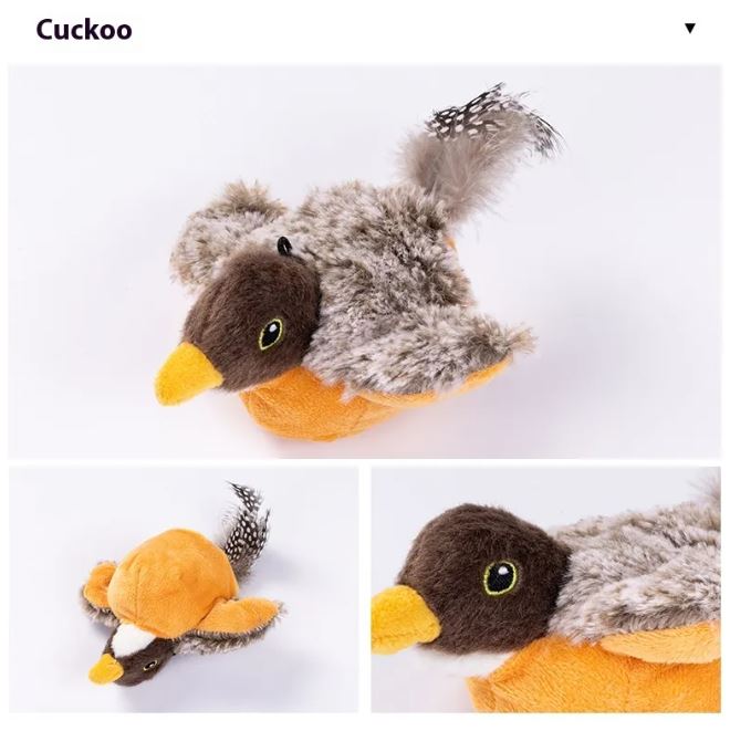Interactive Cat Toy: Lifelike Flapping Bird for Endless Fun