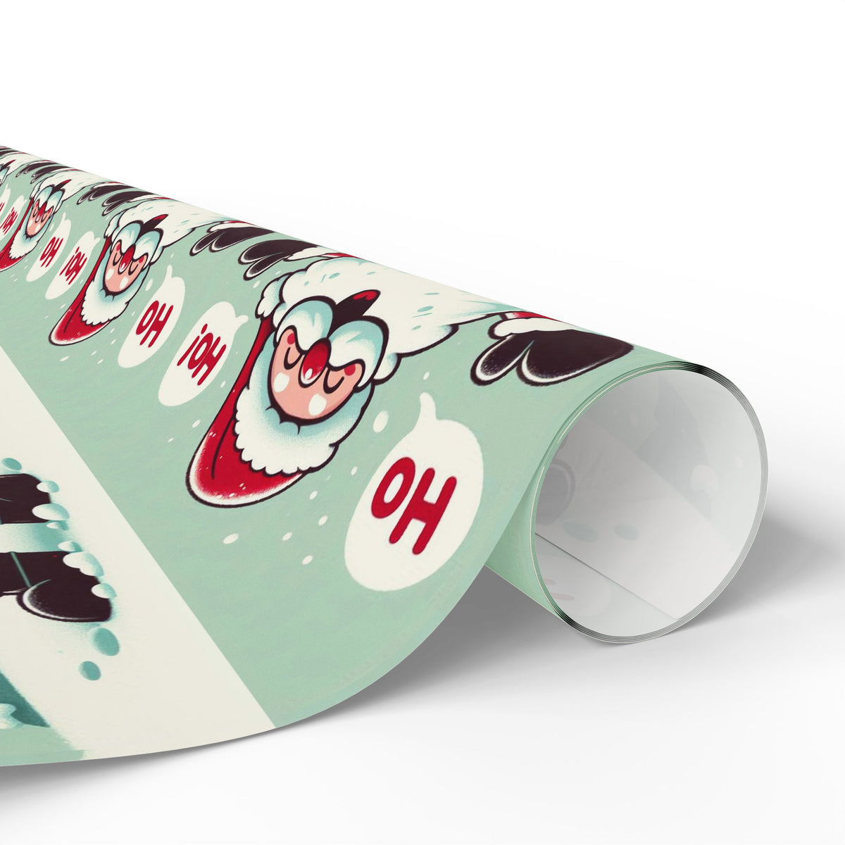 Santa Ho Ho Wrapping Paper – Spread Holiday Cheer with Every Gift