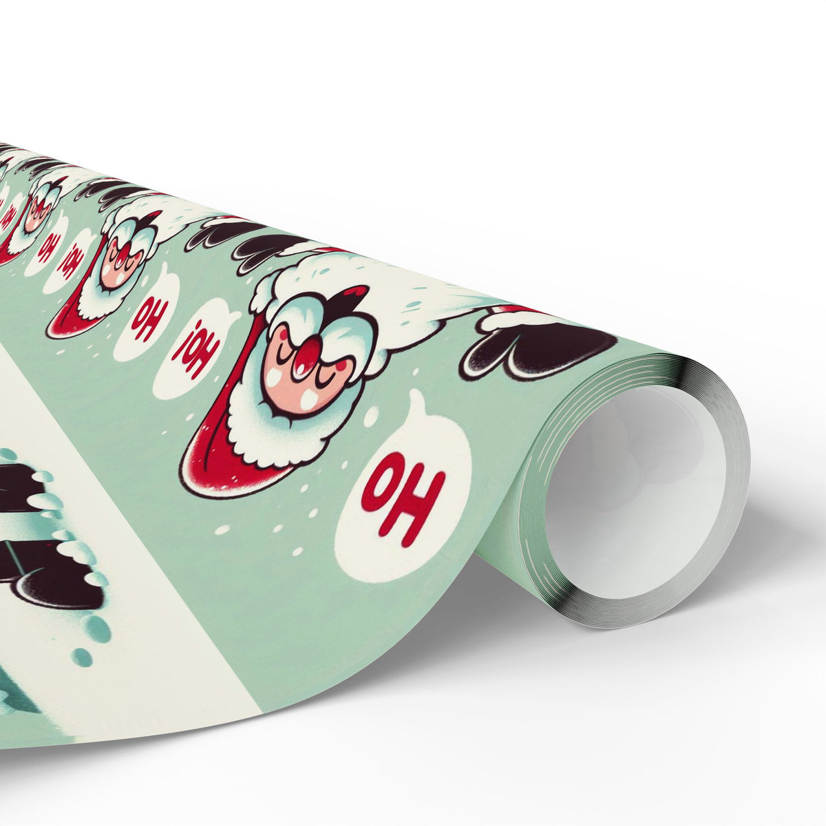 Santa Ho Ho Wrapping Paper – Spread Holiday Cheer with Every Gift