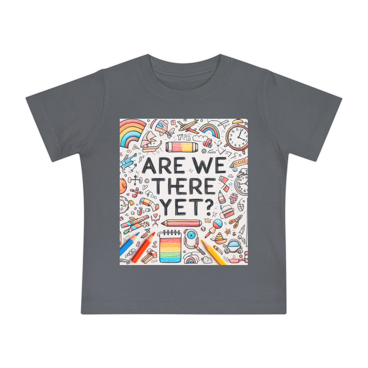 “Are We There Yet?” Baby Short Sleeve T-Shirt - OLM Store