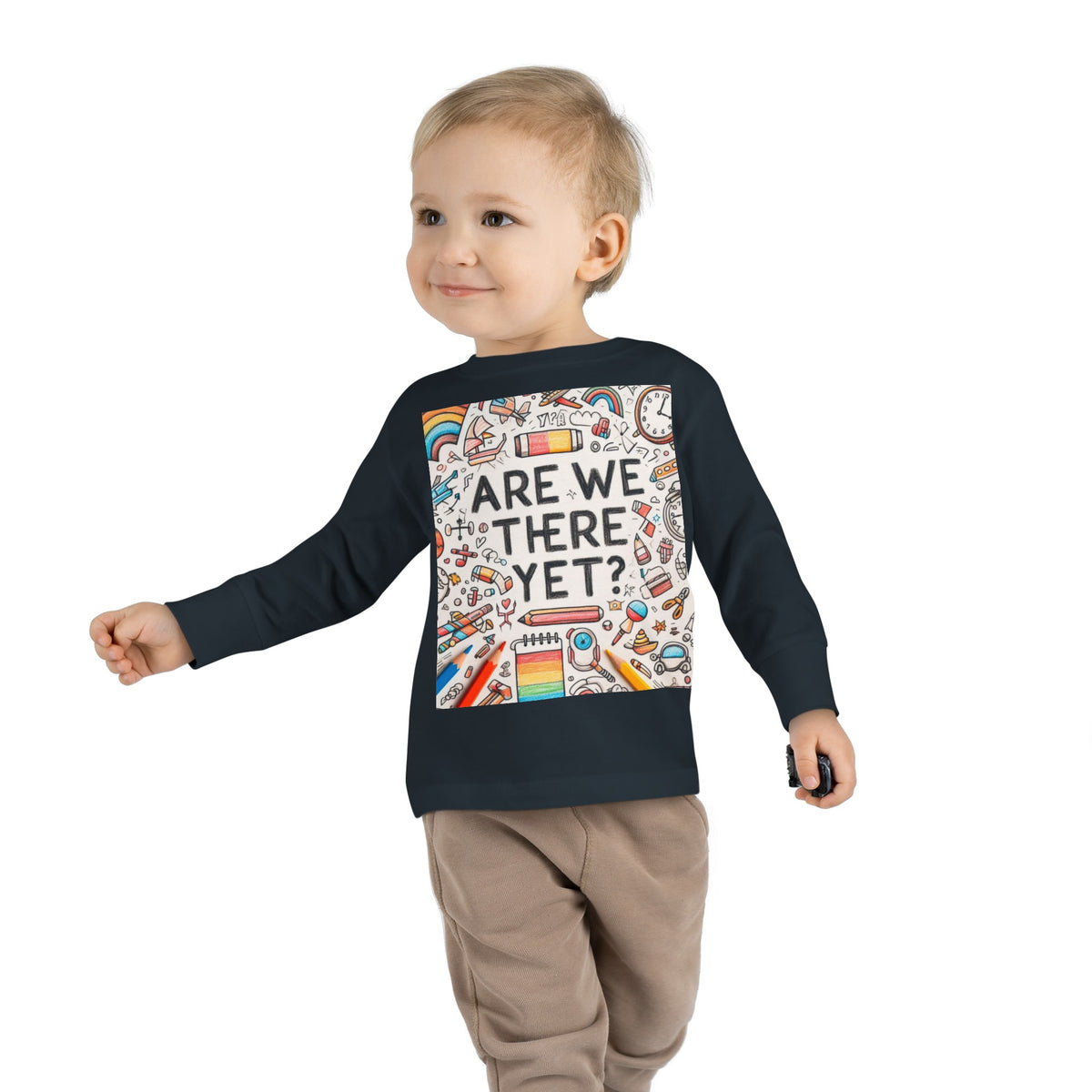 “Are We There Yet?” Toddler Long Sleeve Tee - OLM Store