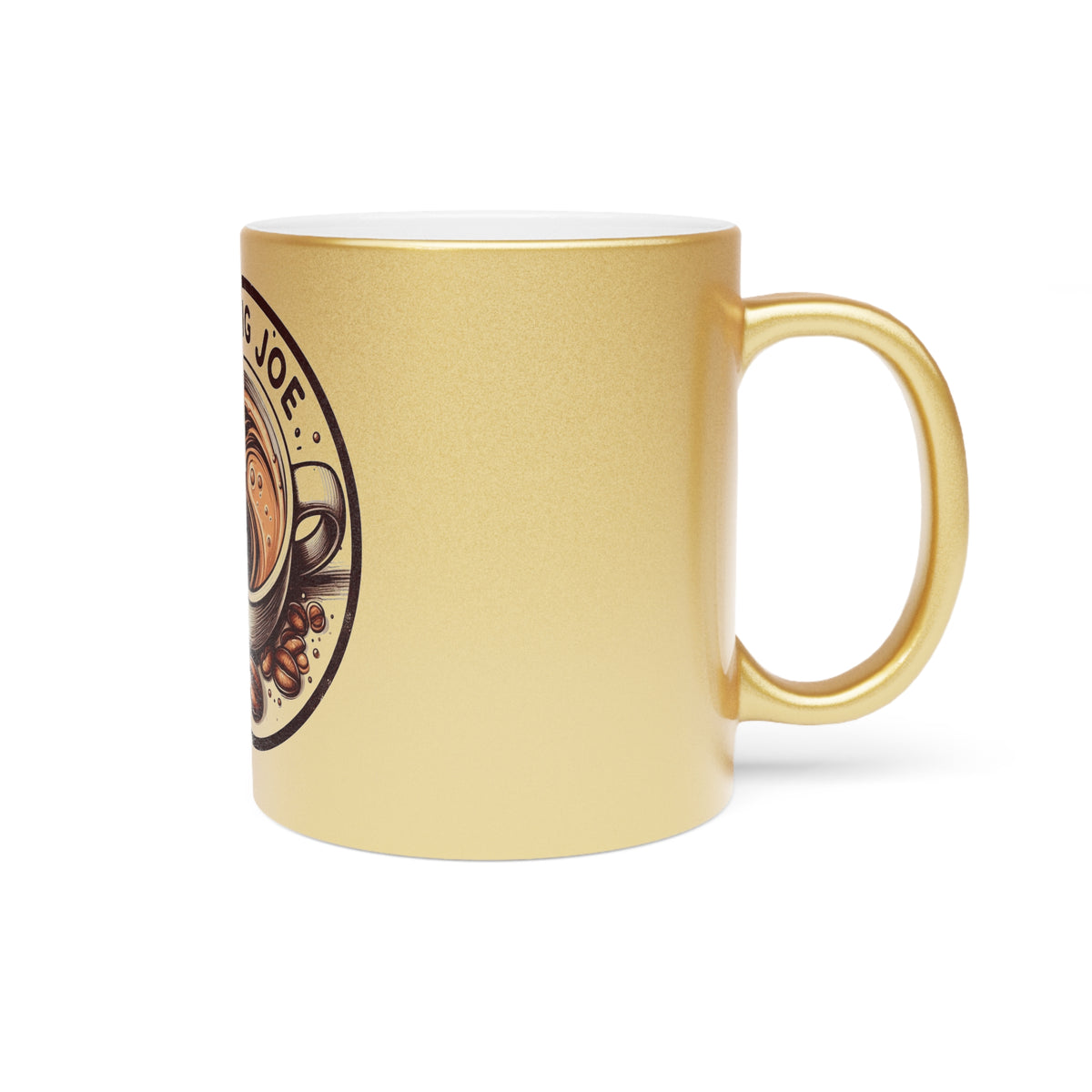 Morning Joe Metallic Mug: Start Your Day with Elegance and Style