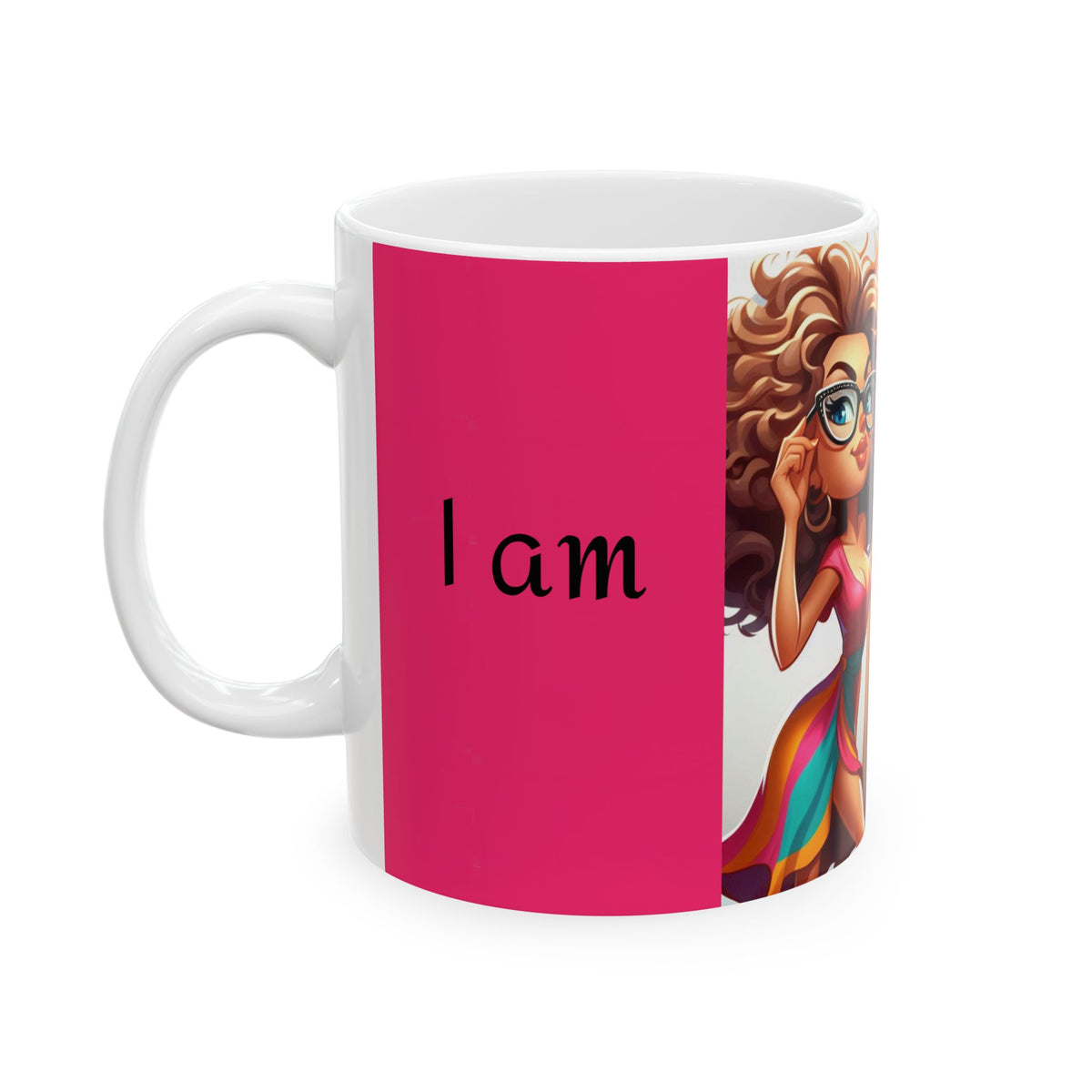“I Am Beautiful” Ceramic Mug, (11oz, 15oz) - OLM Store