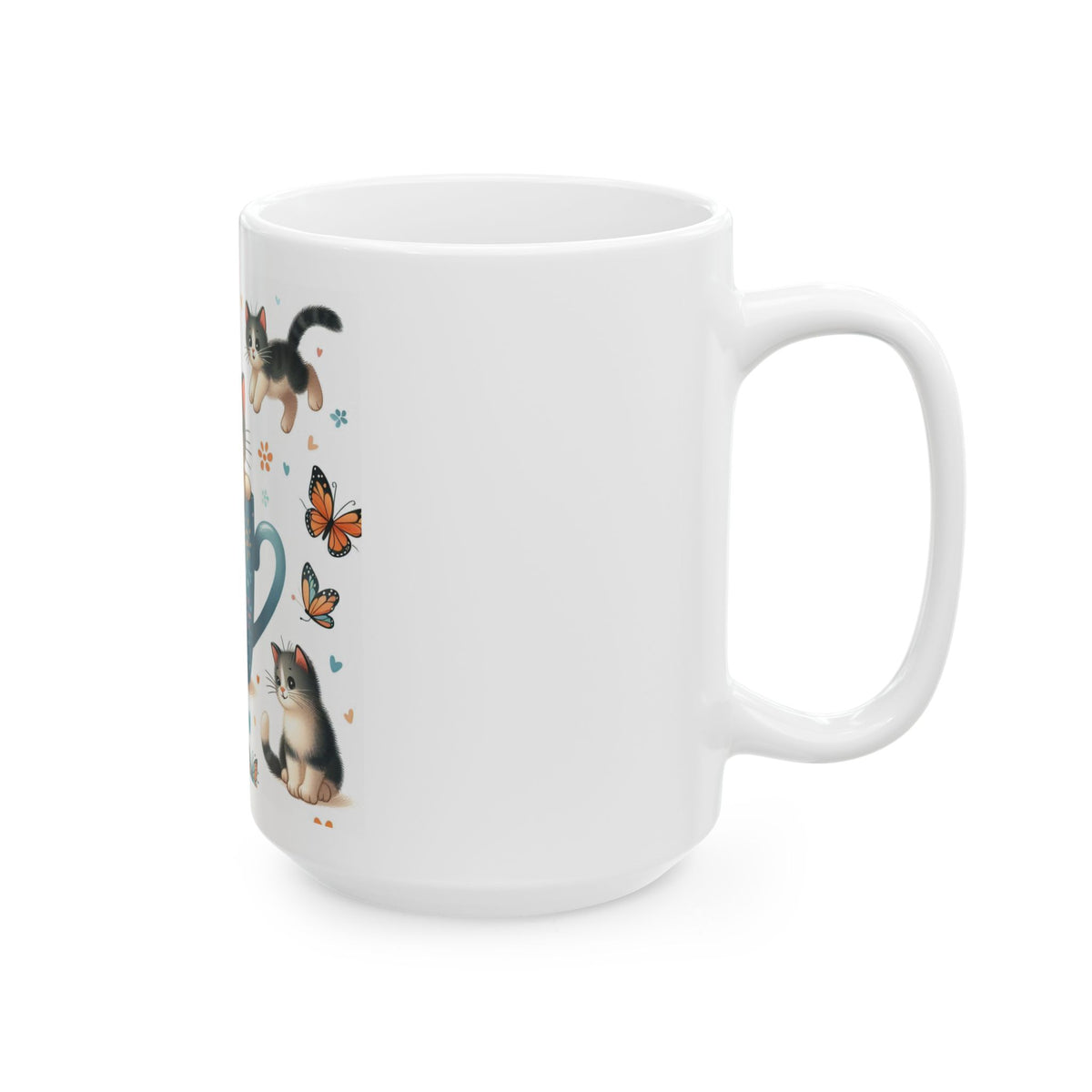 "Kitten in a mug" Ceramic Mug, (11oz, 15oz) - OLM Store